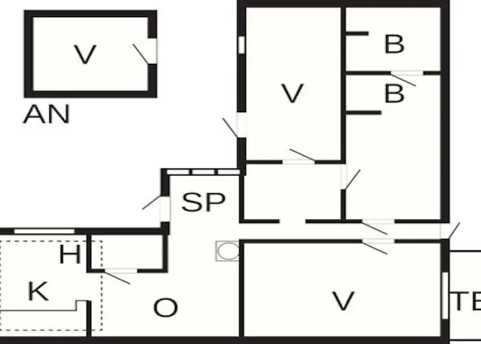 Holiday home 7 Person In Kolind-by Traum *